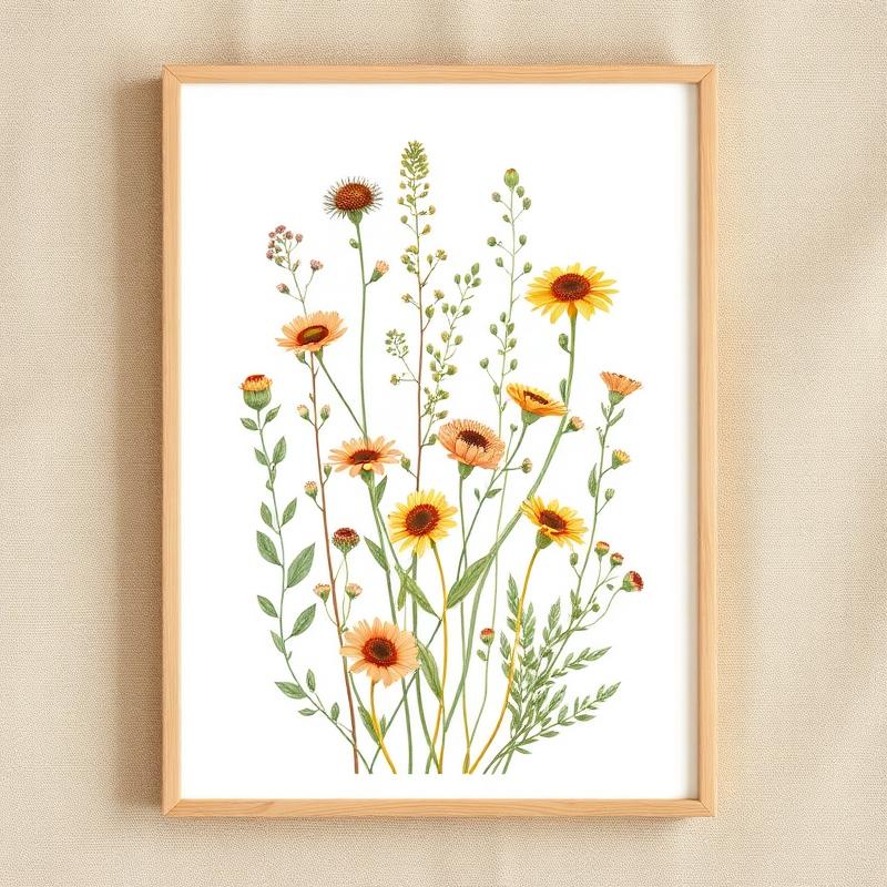 Native Wildflower Print
